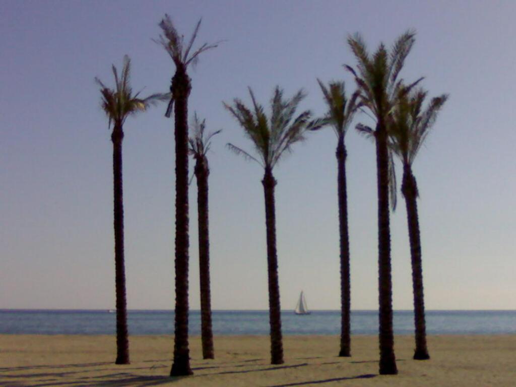 Atractivo Apartamento En La Playa Con Parking Roquetas de Mar Esterno foto